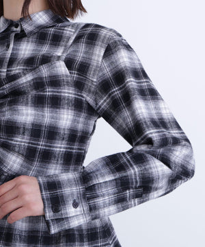 ビスチェセットチェックシャツ