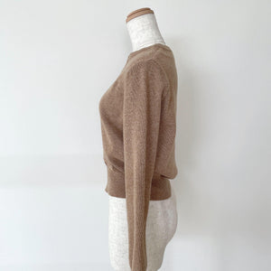 キーネックカーディガン