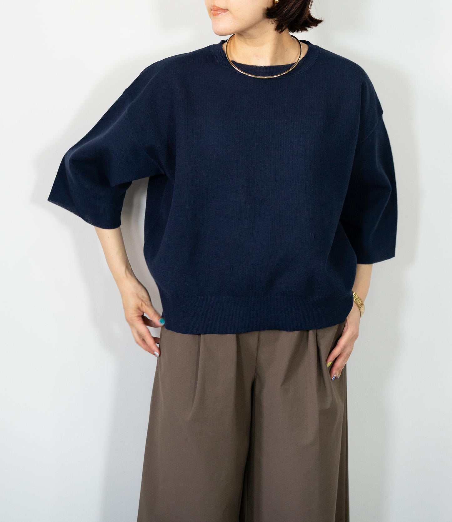 ラメニットTシャツ