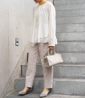 ドッキングイレヘムブラウス