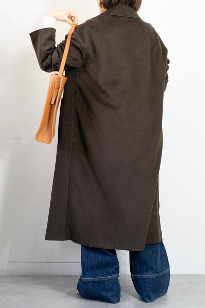 ニットパイルチェスターコート