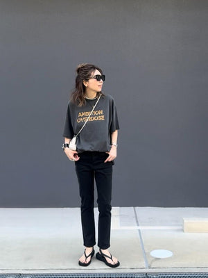 AMBITIONロゴヴィンテージライクT