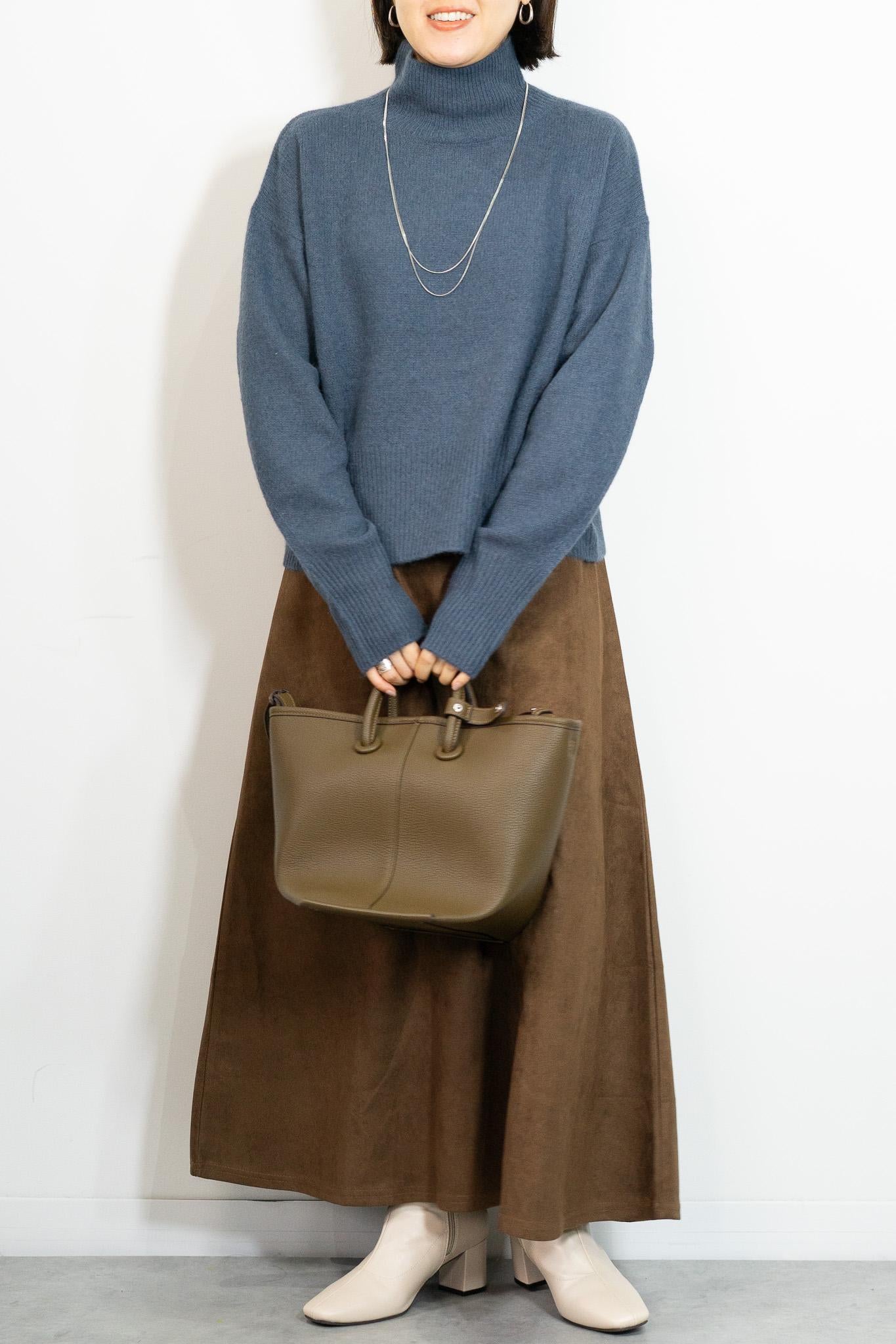 FOX混ボリュームスリーブニット