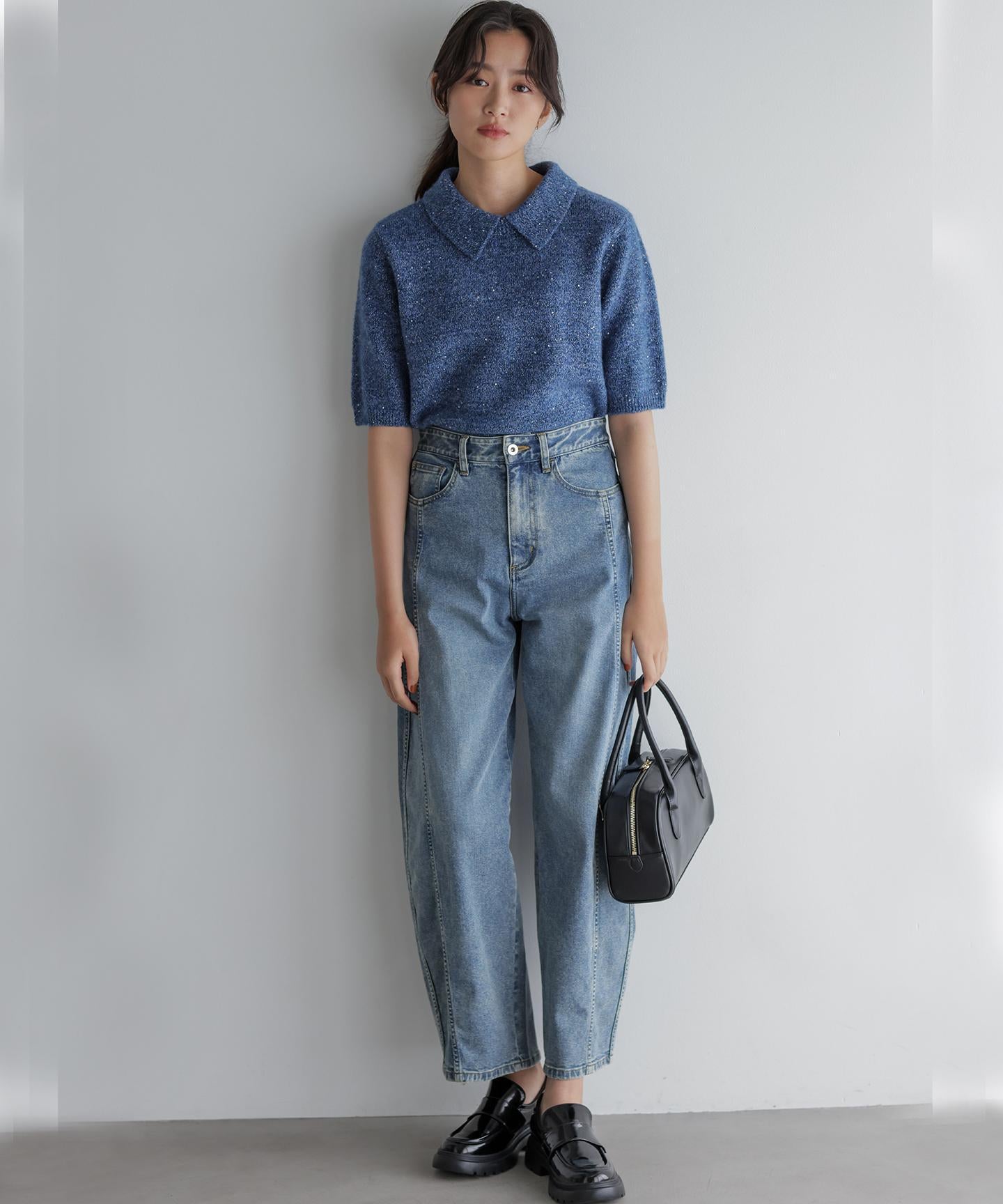 ボリュームスタッズローファー