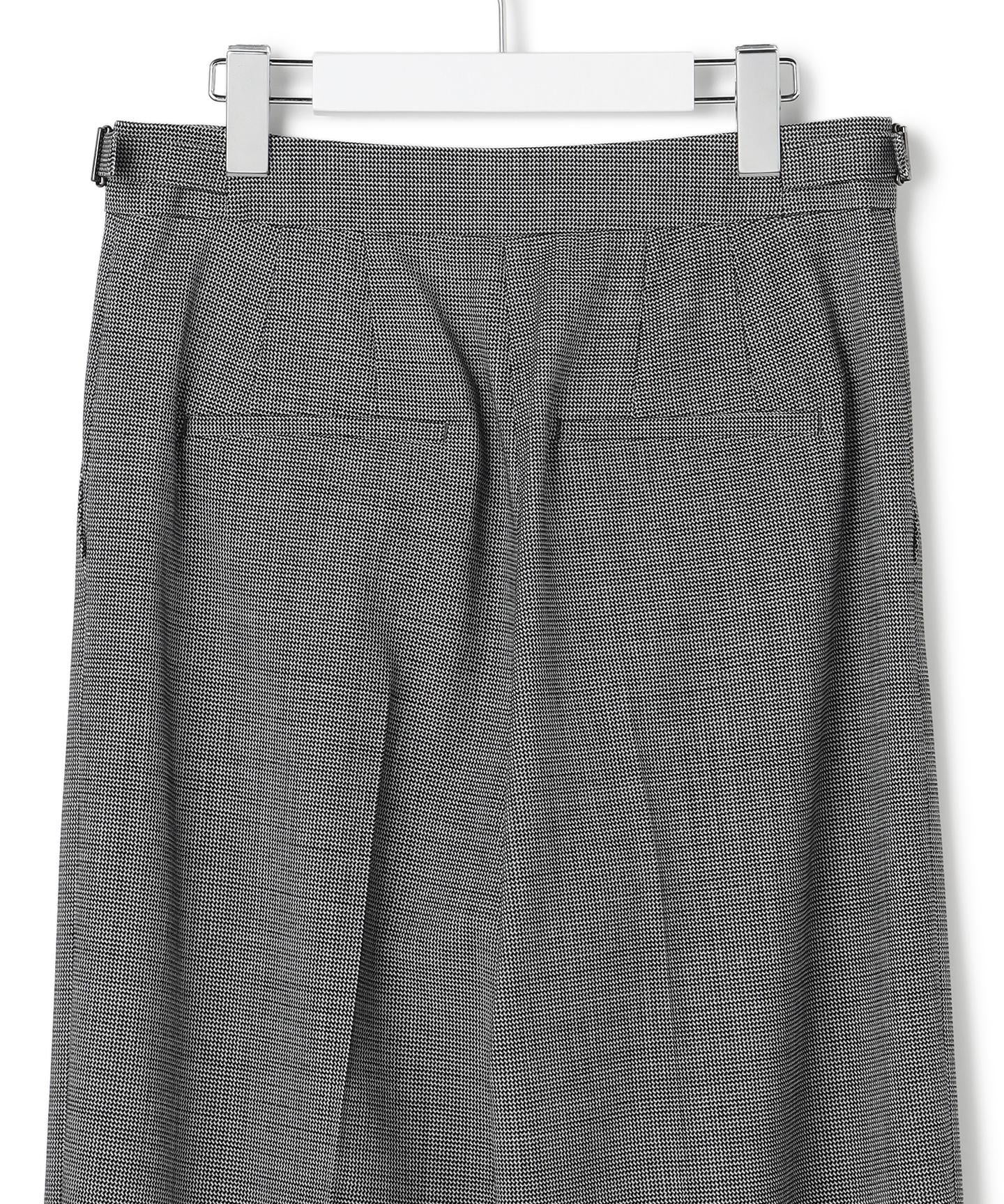 ウール2WAYストレッチ ワイドパンツ