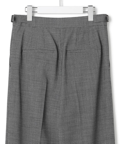 ウール2WAYストレッチ ワイドパンツ