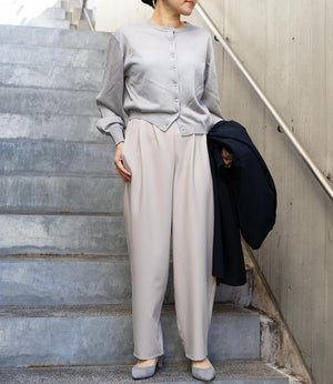 ツータックカーブパンツ