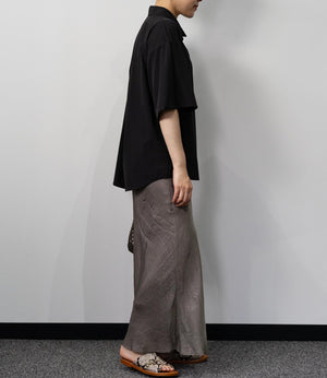 【接触冷感】バックタックオーバーシャツ