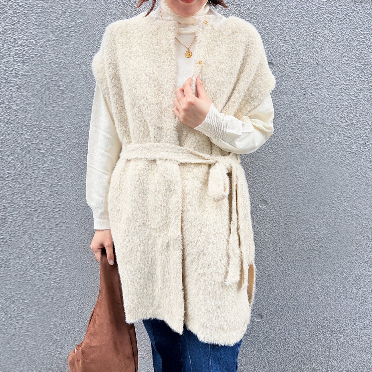 【M・Lサイズ①】スタイリストNanae監修！サイズを選べるニット＆ベスト特別セット