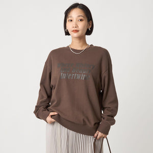 ミュージアム ロゴ スウェット プルオーバー