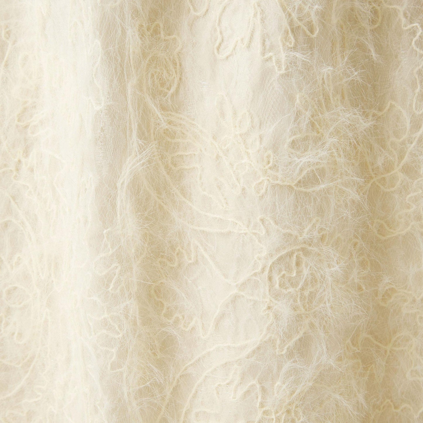 シアー レース ギャザー スカート