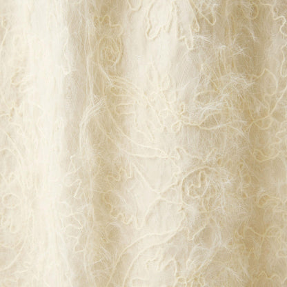 シアー レース ギャザー スカート