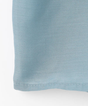 シアーテックリネンギャザーブラウス