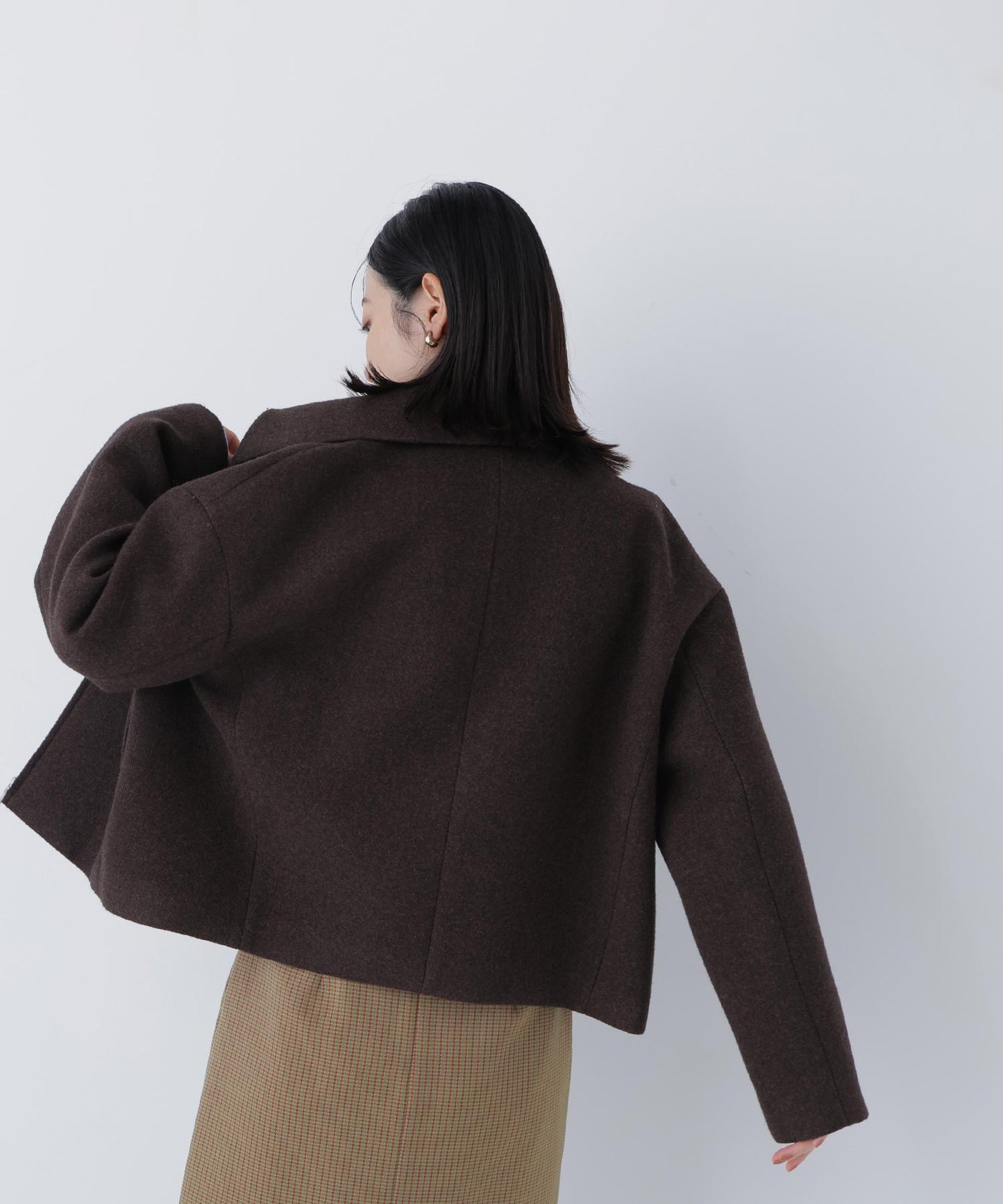 ＜朝比奈 彩さんコラボ＞ステンカラージップブルゾン