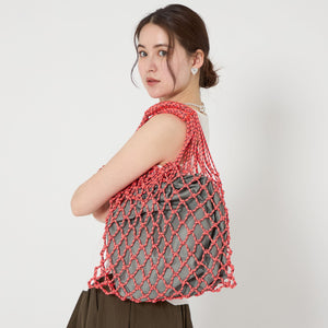 パラコード ネット ショルダーバッグ/かごバッグ