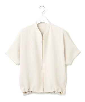 ストレッチジョーゼット フレンチスリーブ ブルゾン