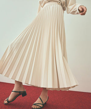 ウーステッドエステル  プリーツスカート