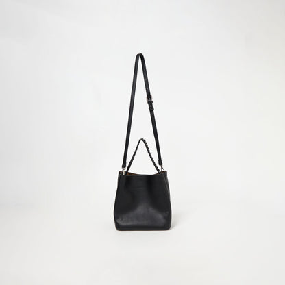 チェーンハンドル 2WAY スクエアバッグ ショルダーバッグ