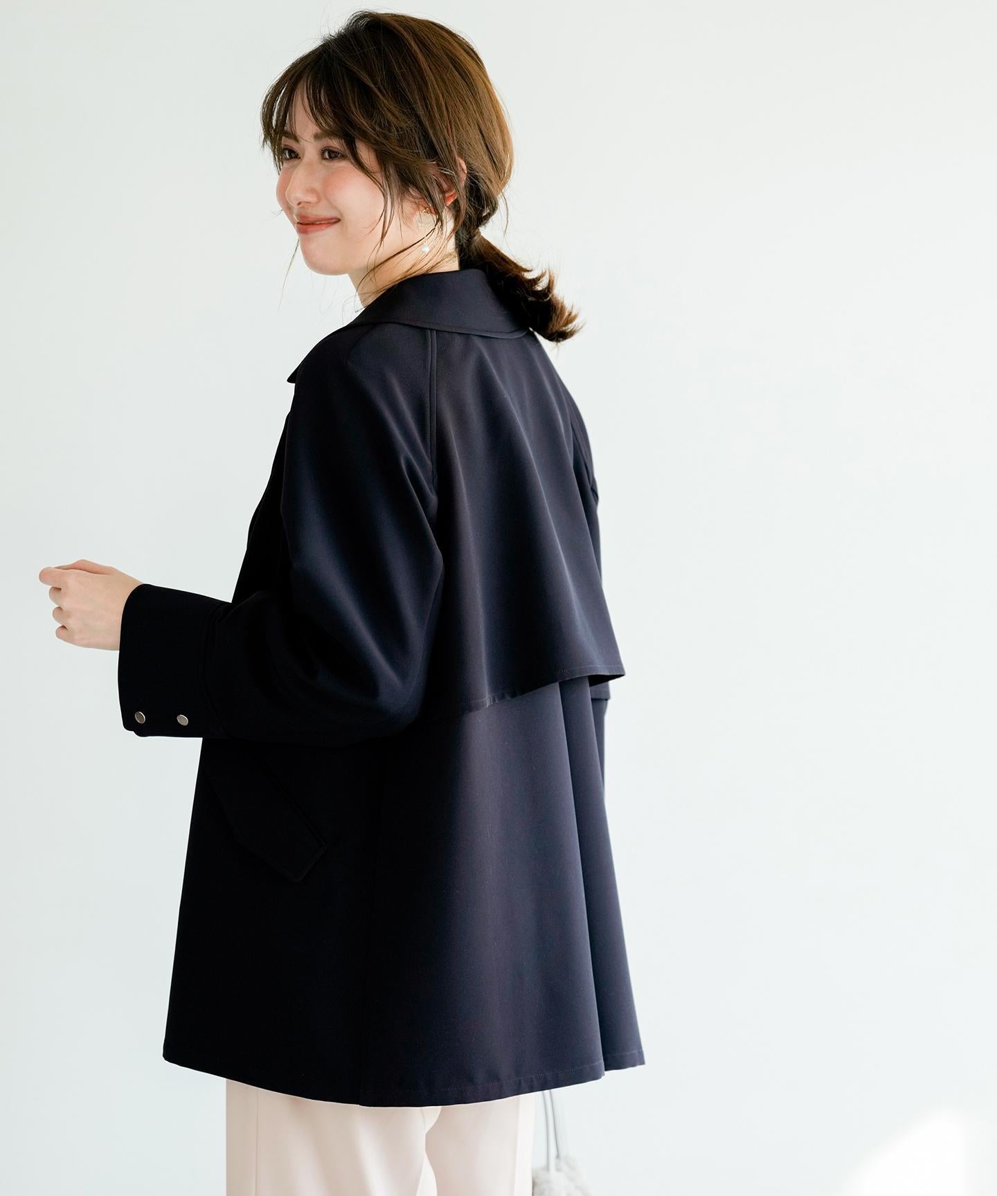 エレカジストレッチミドルトレンチ コート