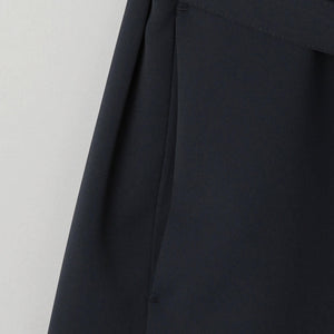 【WEB限定 Wardrobe DAILY MINIMAL】ダブルクロス リボンベルトジレ -ウォッシャブル-