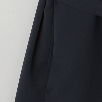 【WEB限定 Wardrobe DAILY MINIMAL】ダブルクロス リボンベルトジレ -ウォッシャブル-