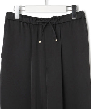 ドレープサテン 2WAY ドロスト パンツ