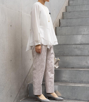 ドッキングイレヘムブラウス