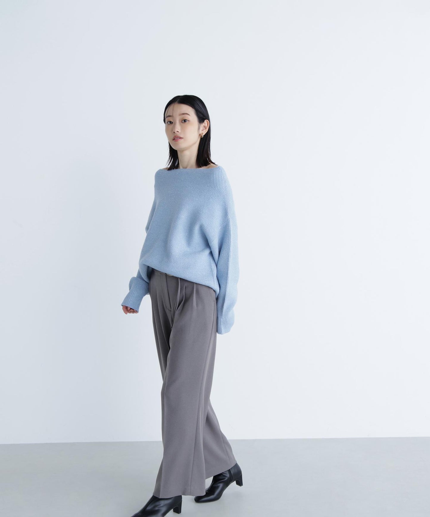 ダブルベルトワイドパンツII