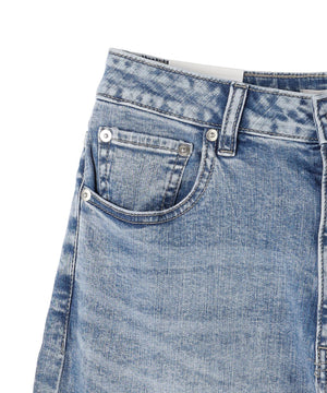 撥水ストレッチ ルーズワイドデニム