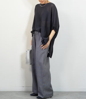 ツイードライクイージーパンツ