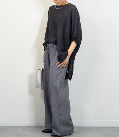 ツイードライクイージーパンツ