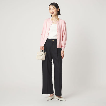 ＜1_OF MINE＞クルーネック ニット カーディガン