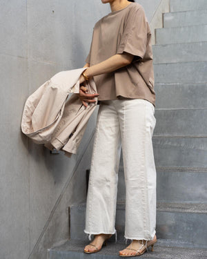 半袖コクーンカットソー