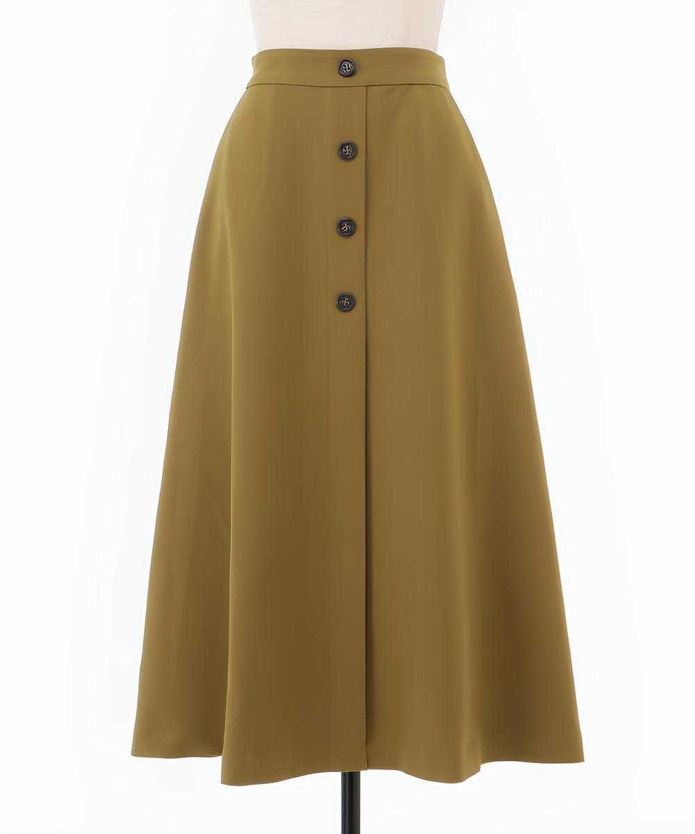 フレアボタンスカート