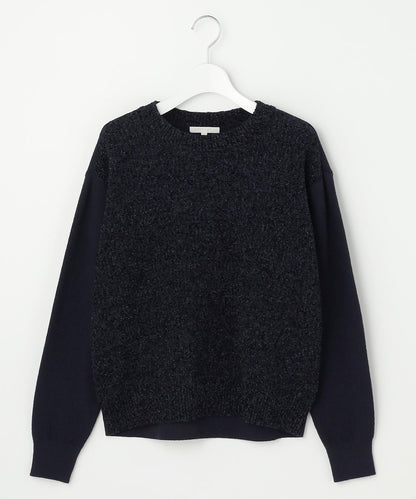 ブークレミックスツイード ニット