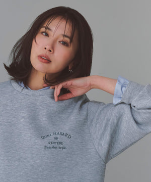 BEAUTY FORM JERSEY 刺繍ロゴ プルオーバー