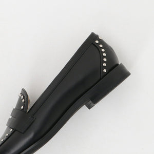 スタッズラインローファー フラット20↑