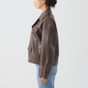 レザーライク ジャケット（S〜M）