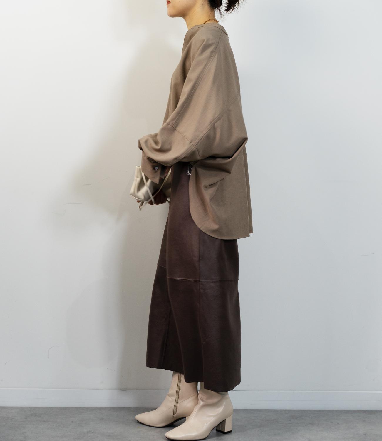 マシュマロコーティングフレアスカート