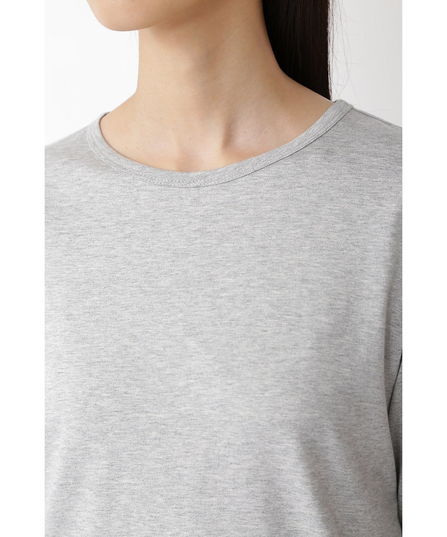 ５０／２オーガニック綿天竺プルオーバー