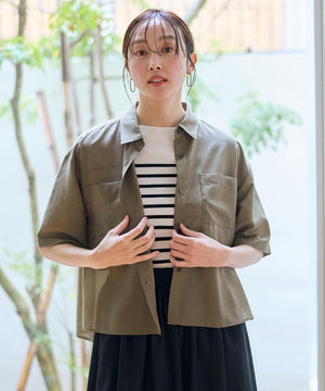 シアーテックリネンシャツ