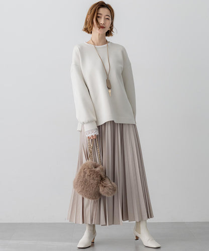 フェイクファー チャーム バッグ