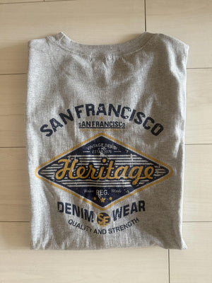 HaritageロゴバックプリントT