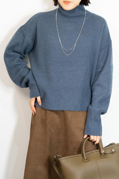 FOX混ボリュームスリーブニット