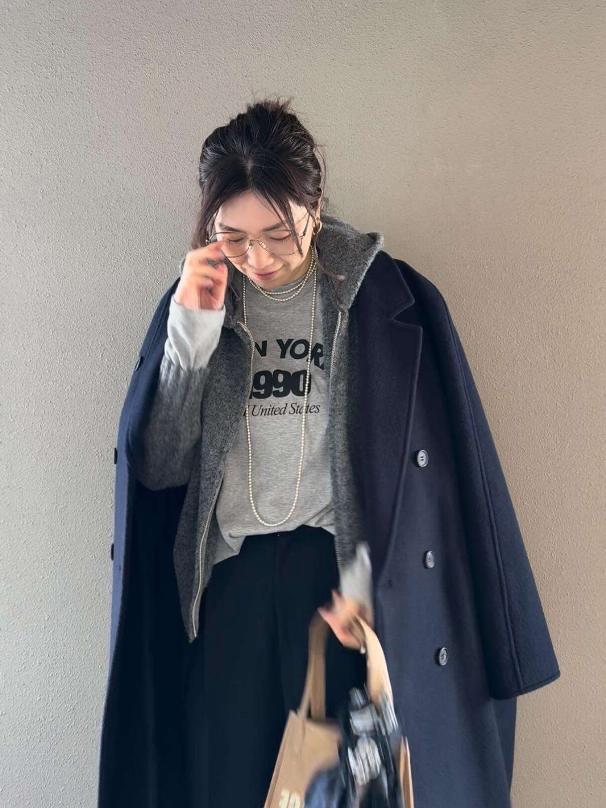 ニューヨークロゴ起毛ロンT