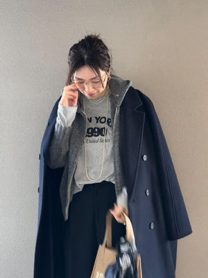 ニューヨークロゴ起毛ロンT