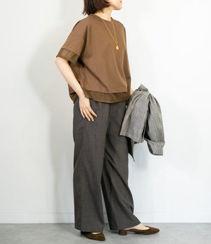 メッシュデザインTシャツ