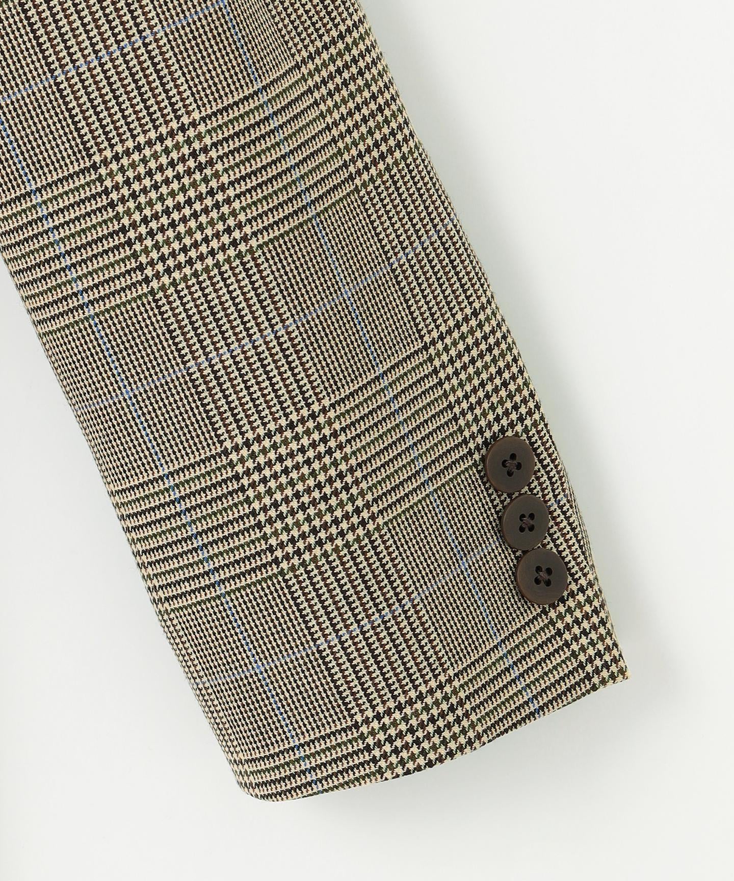 モナベールツイル チェック ダブル ジャケット