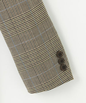 モナベールツイル チェック ダブル ジャケット