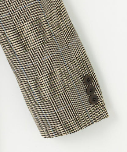 モナベールツイル チェック ダブル ジャケット